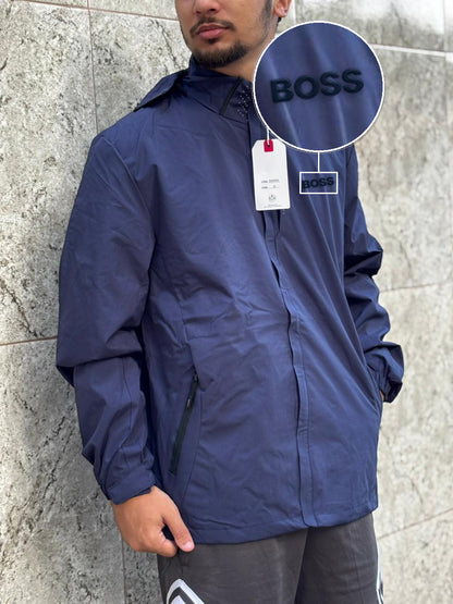 Casaco Corta Vento Impermeavel Storm PRO 2026 Marinho com patch Boss Sp Preto