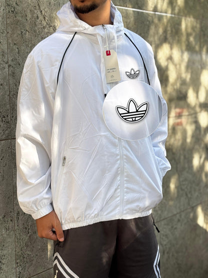 Casaco Corta Vento Importado Alpine North 2026 Branco com patch Adidas P B