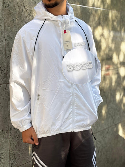Casaco Corta Vento Importado Alpine North 2026 Branco com patch Boss Sp Branco