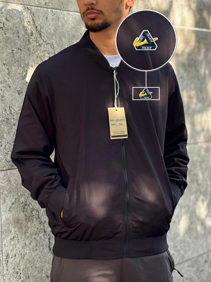 Casaco Corta Vento Importado Minimal Bomber 2026 Preto com patch Palace