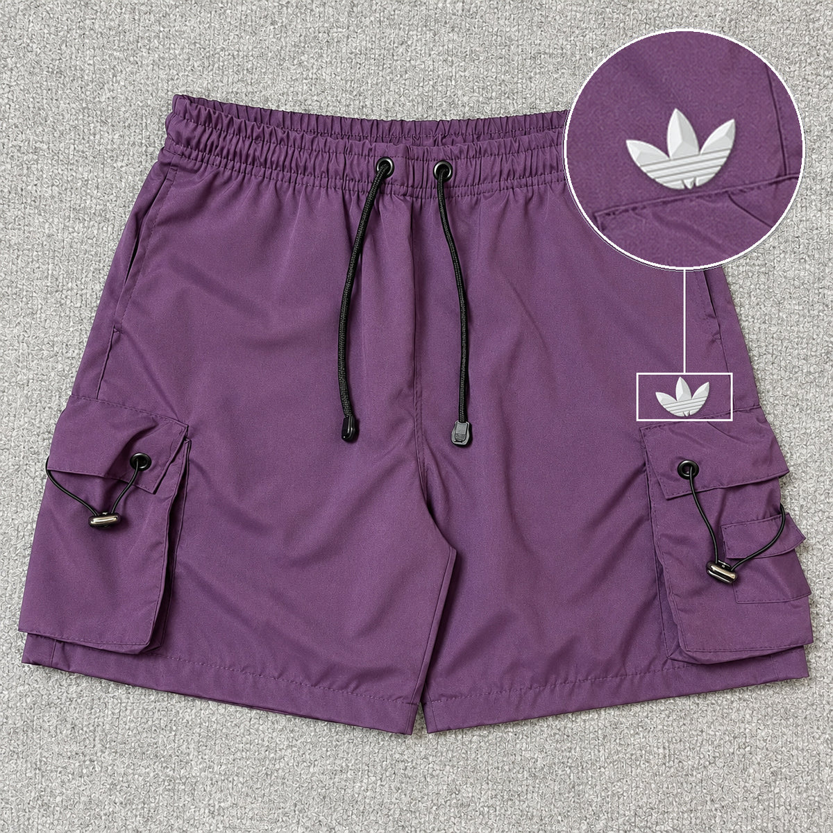 Short Premium Cargo Regulador Roxo