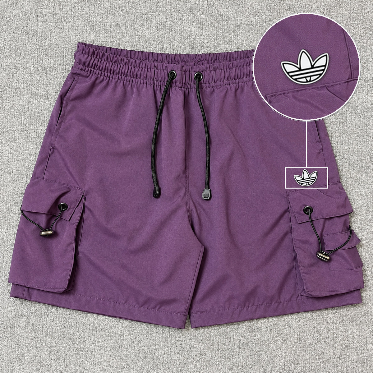 Short Premium Cargo Regulador Roxo