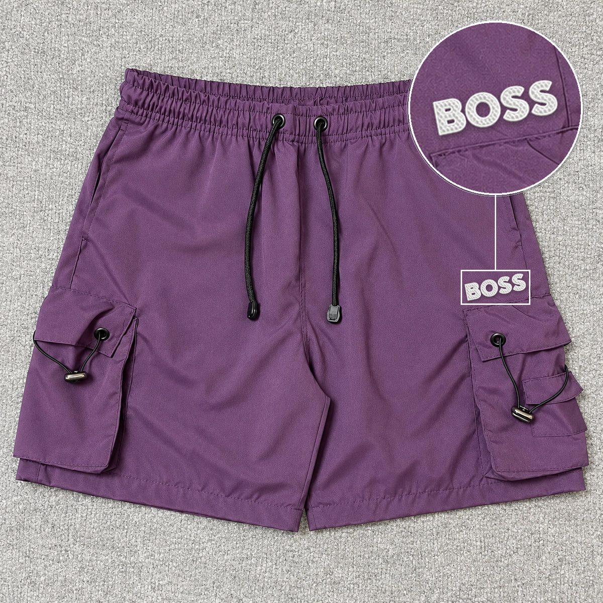 Short Premium Cargo Regulador Roxo