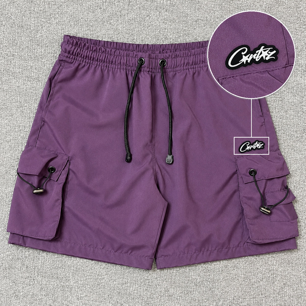 Short Premium Cargo Regulador Roxo