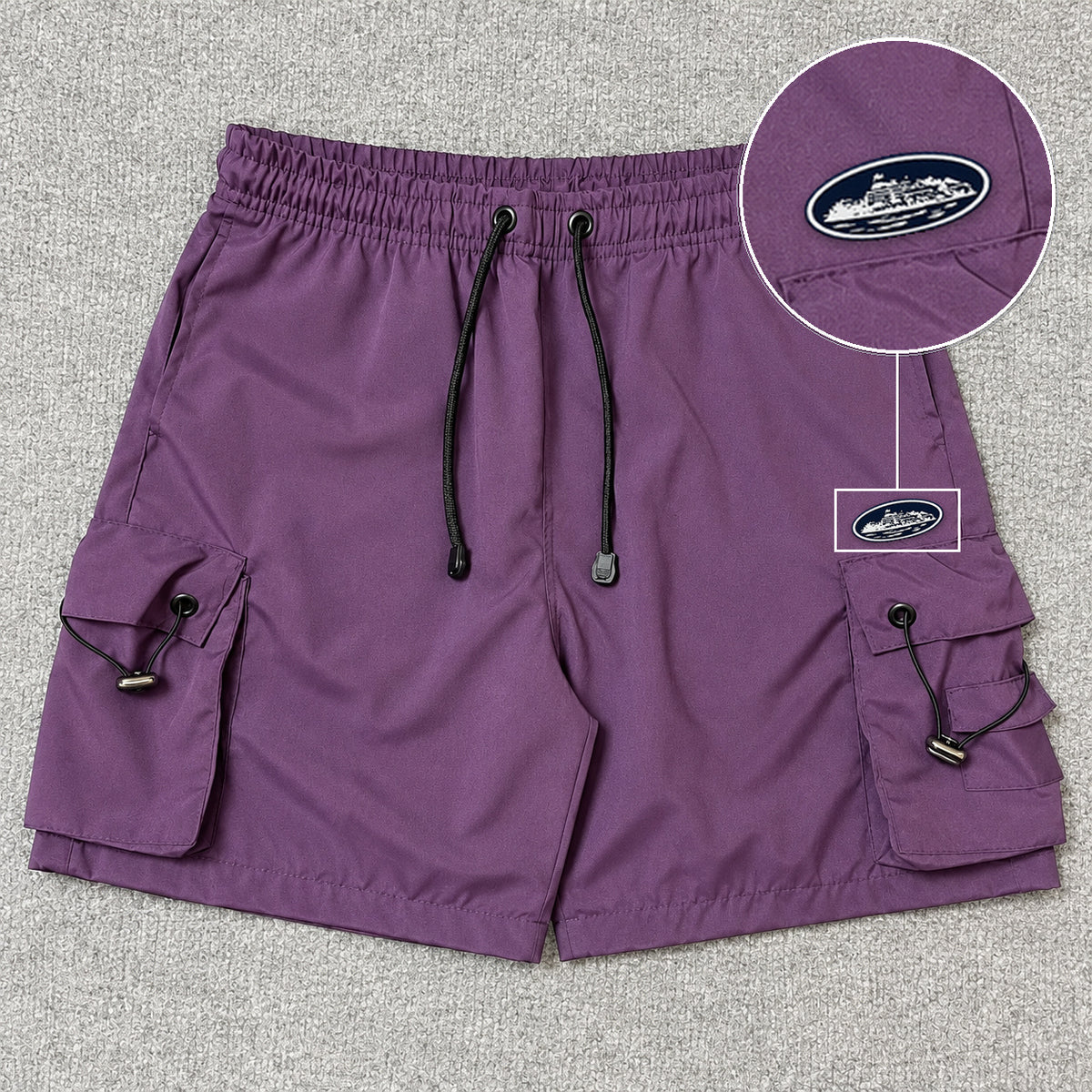 Short Premium Cargo Regulador Roxo