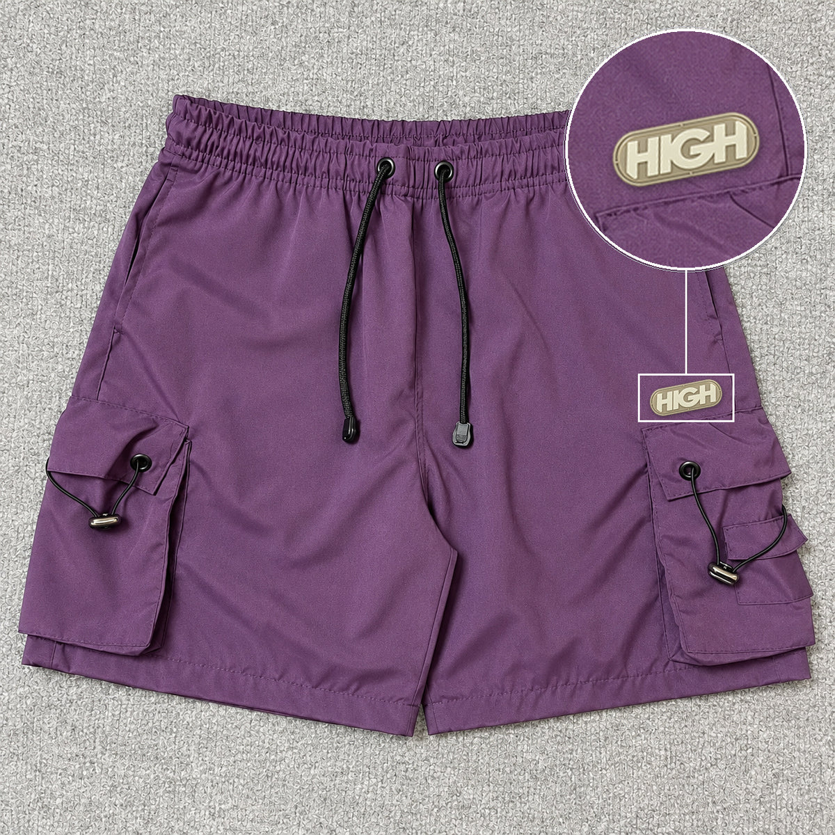 Short Premium Cargo Regulador Roxo
