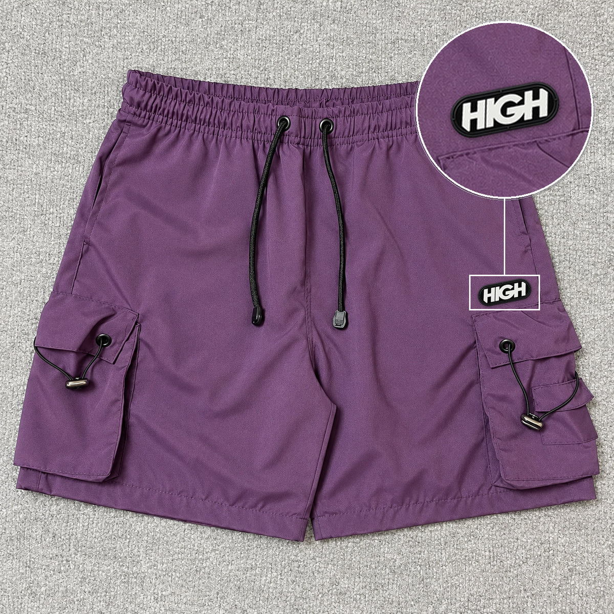 Short Premium Cargo Regulador Roxo
