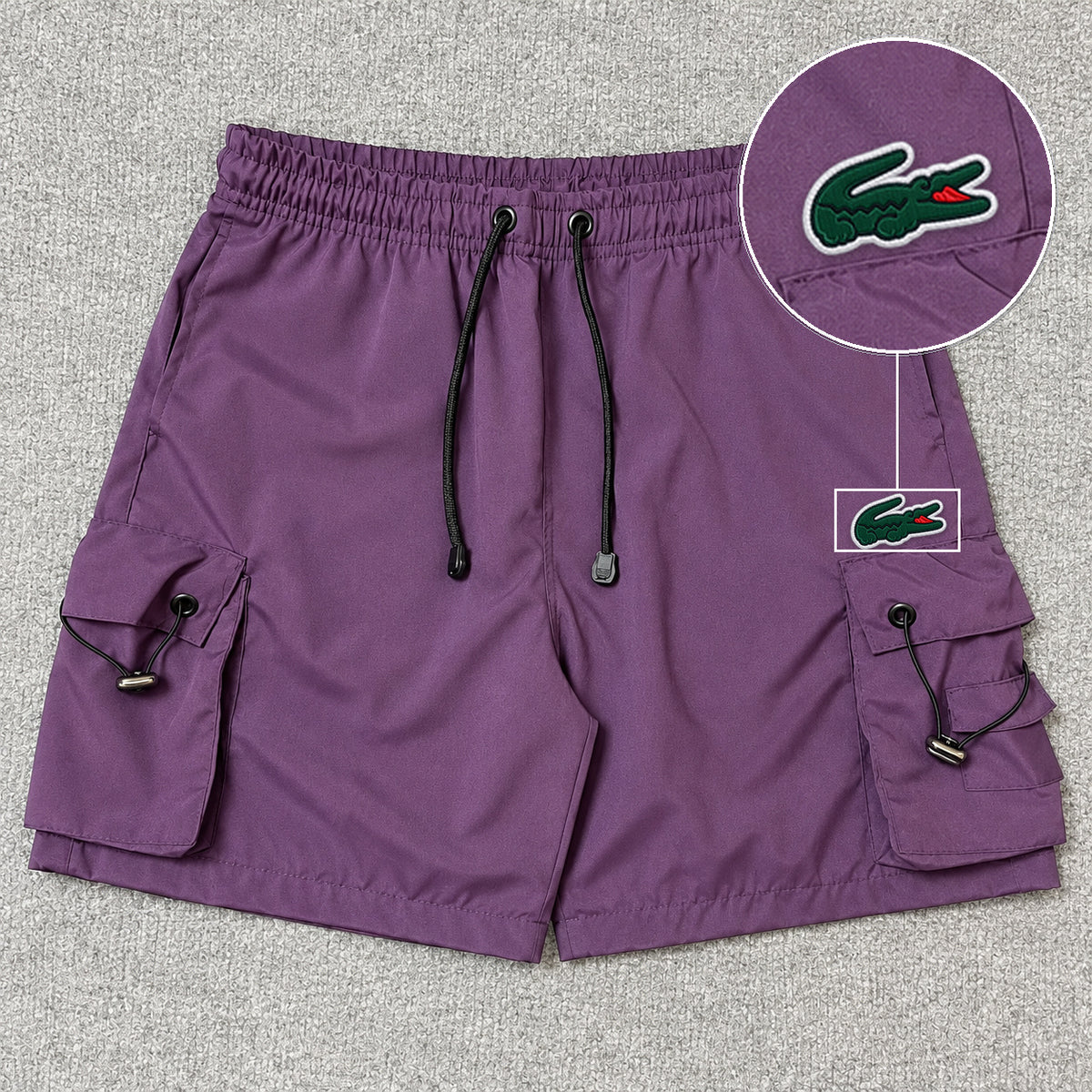Short Premium Cargo Regulador Roxo