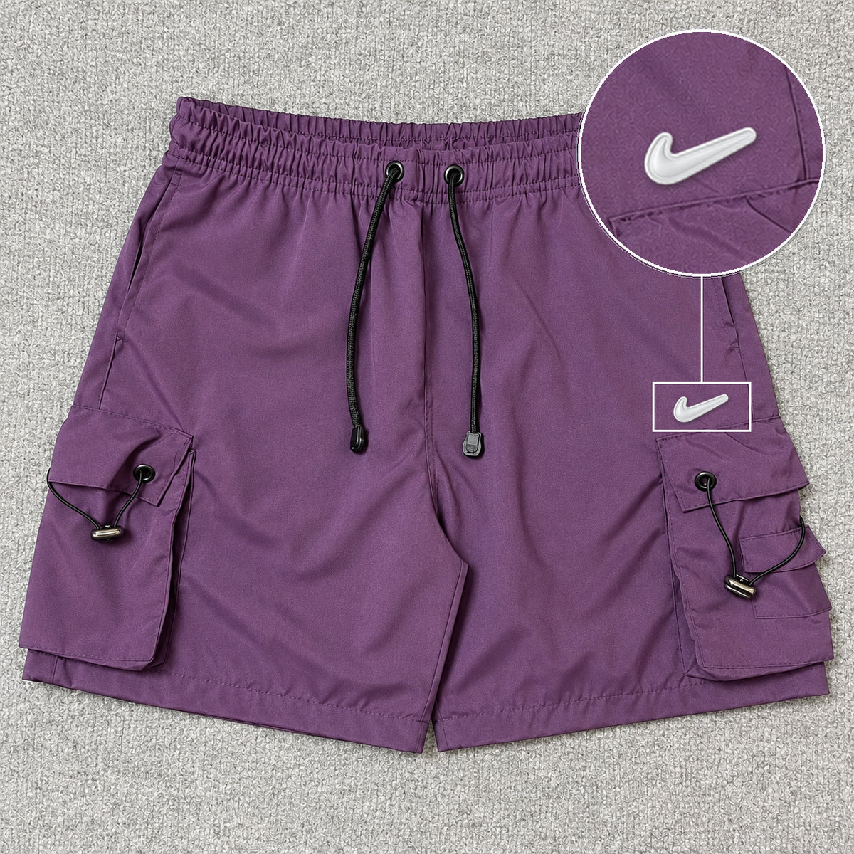Short Premium Cargo Regulador Roxo