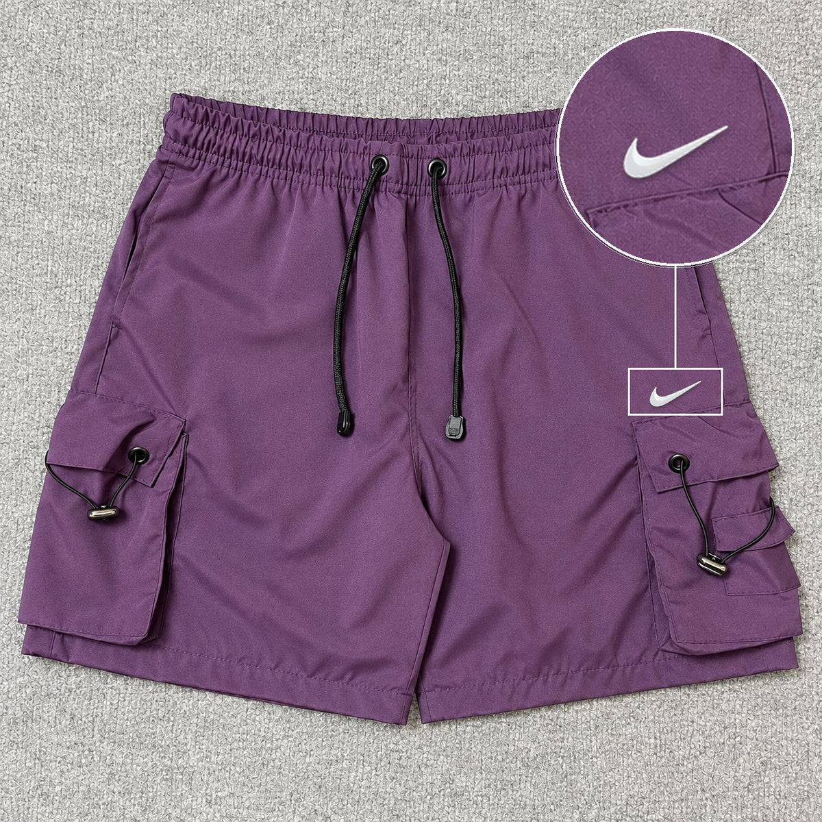 Short Premium Cargo Regulador Roxo