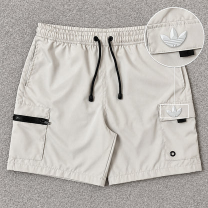 Short Premium Cargo Zíper Off White