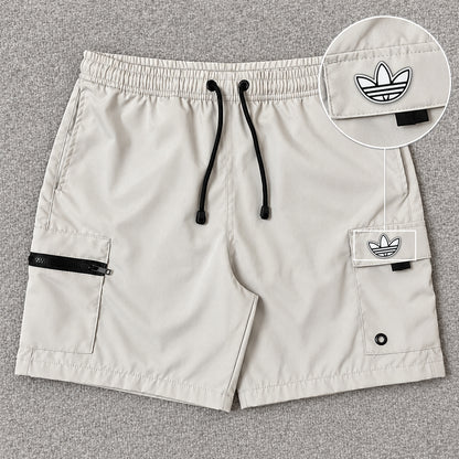 Short Premium Cargo Zíper Off White