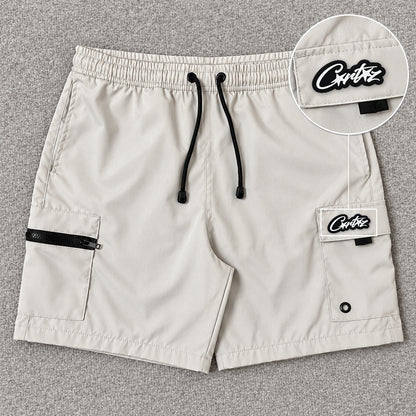 Short Premium Cargo Zíper Off White