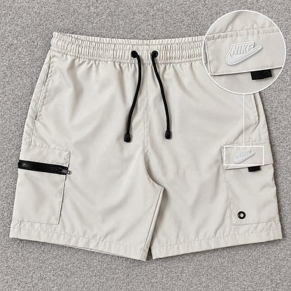 Short Premium Cargo Zíper Off White