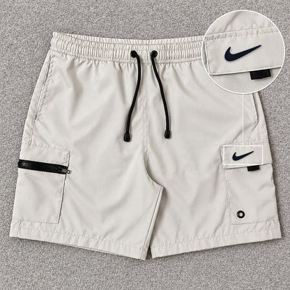 Short Premium Cargo Zíper Off White