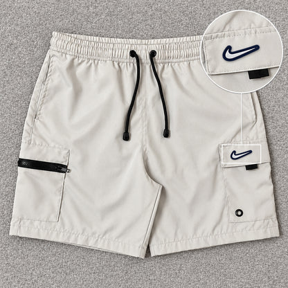 Short Premium Cargo Zíper Off White