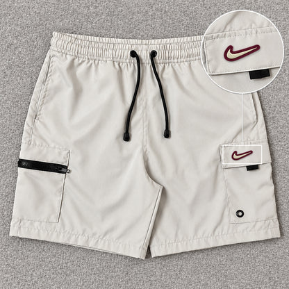 Short Premium Cargo Zíper Off White