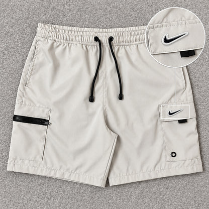 Short Premium Cargo Zíper Off White