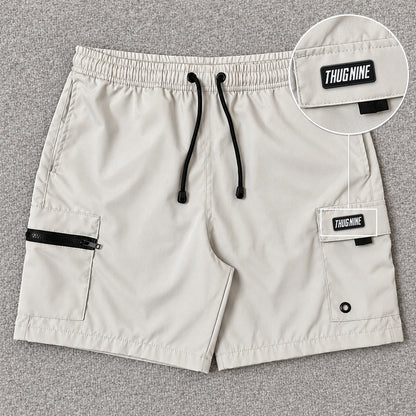 Short Premium Cargo Zíper Off White