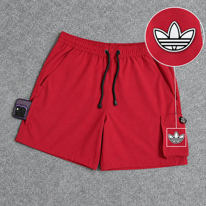 Short Cargo Elastano Tech Red com patch Adidas P B