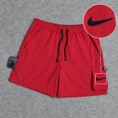 Short Cargo Elastano Tech Red com patch Nike Facao Sp Preto