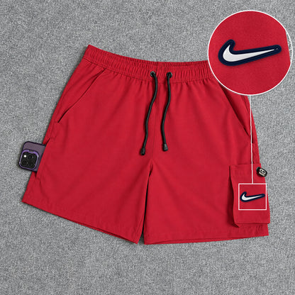 Short Cargo Elastano Tech Red com patch Nike Resinado B P
