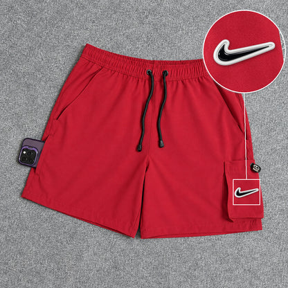 Short Cargo Elastano Tech Red com patch Nike Rs P B