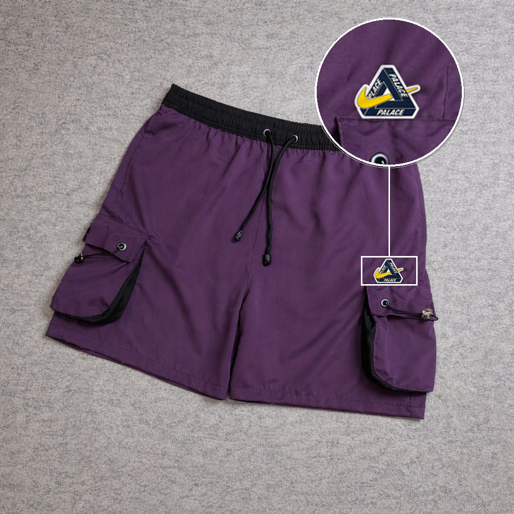 SHORT CARGO FOLLER COM REGULADOR ROXO com patch Palace