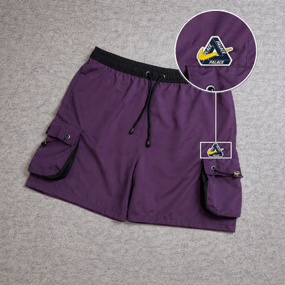 SHORT CARGO FOLLER COM REGULADOR ROXO com patch Palace