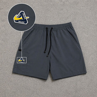 Short Cargo Street com Bolso Funcional Cinza com patch Palace