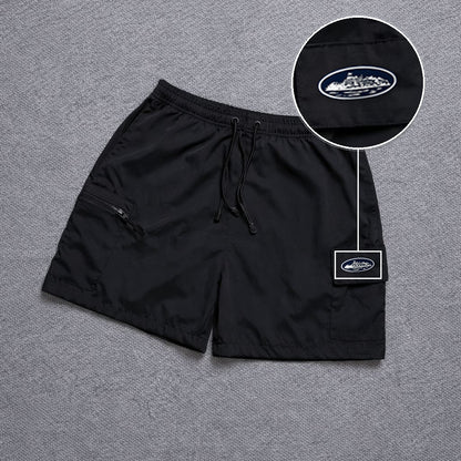 Short Premium Bicolor Preto com patch Cortez Prisao