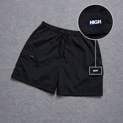 Short Premium Bicolor Preto com patch High Oval