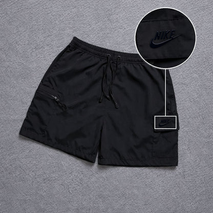 Short Premium Bicolor Preto com patch Nike Escrita Sp Preto
