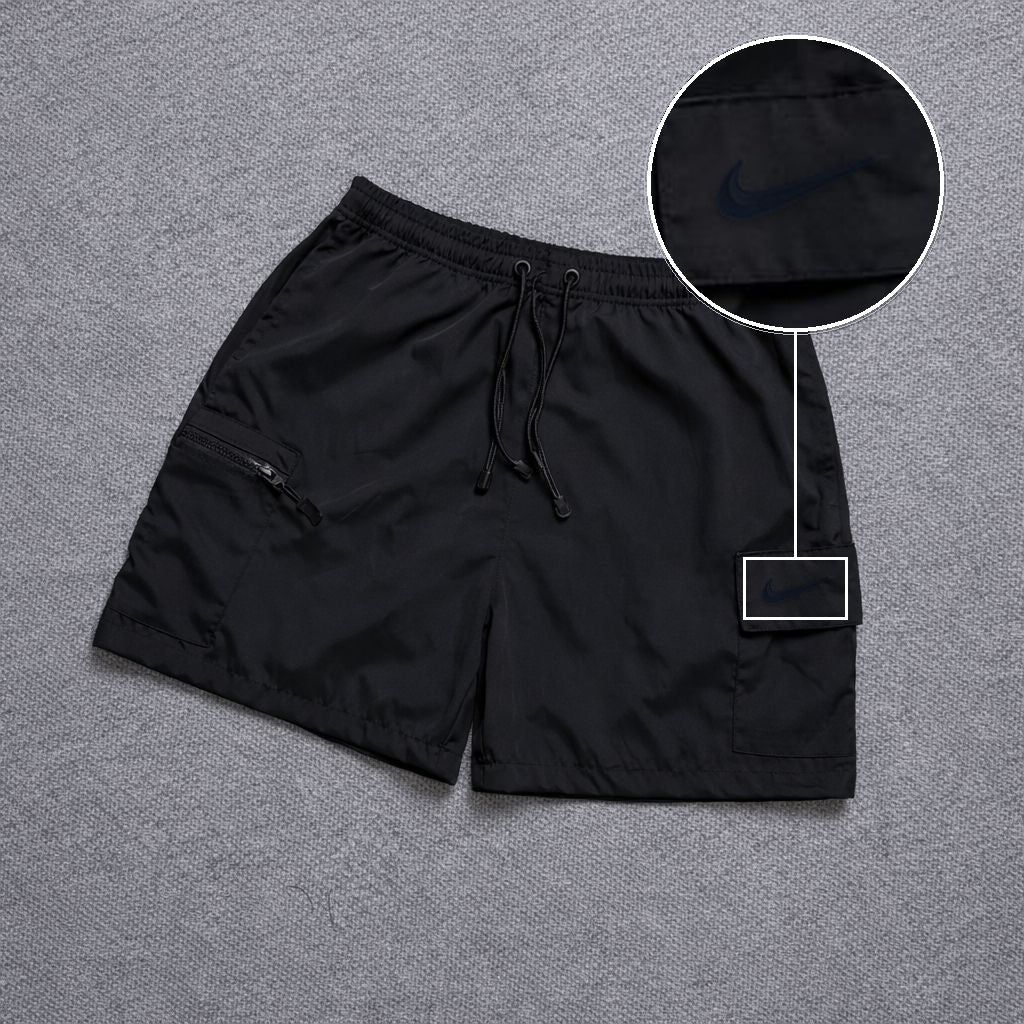 Short Premium Bicolor Preto com patch Nike Facao Sp Preto