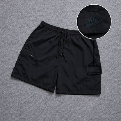 Short Premium Bicolor Preto com patch Nike Preto