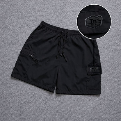 Short Premium Bicolor Preto com patch Tn Resinado Preto