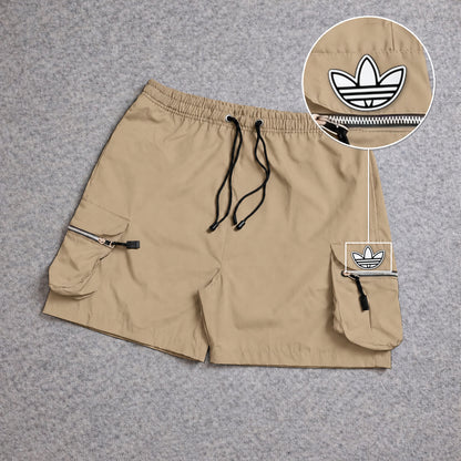 Short Premium Cargo Boll Bege com patch Adidas P B