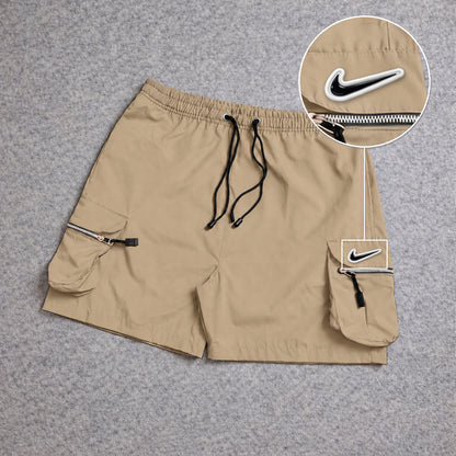 Short Premium Cargo Boll Bege com patch Nike Rs P B