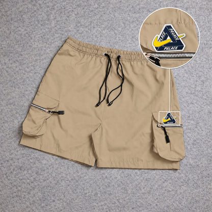 Short Premium Cargo Boll Bege com patch Palace