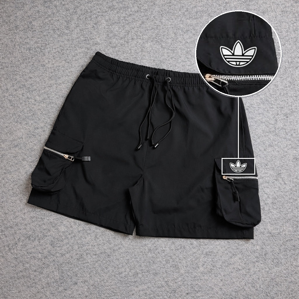 Short Premium Cargo Boll Black com patch Adidas P B