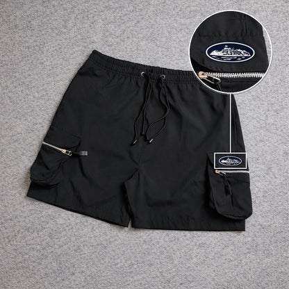 Short Premium Cargo Boll Black com patch Cortez Prisao