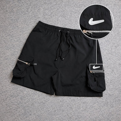 Short Premium Cargo Boll Black com patch Nike Facao Sp Branca
