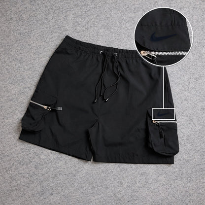 Short Premium Cargo Boll Black com patch Nike Facao Sp Preto