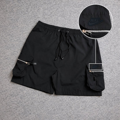 Short Premium Cargo Boll Black com patch Nike Preto