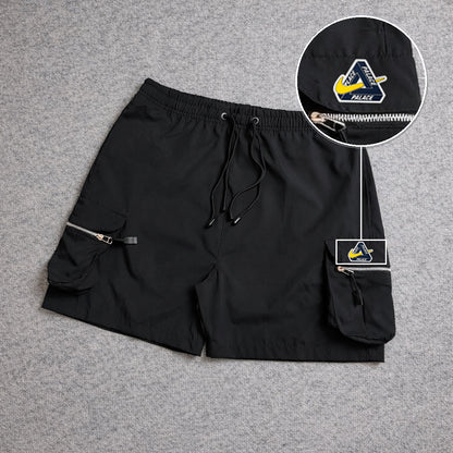 Short Premium Cargo Boll Black com patch Palace