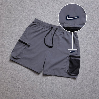 Short Premium Rede Cinza com patch Nike Resinado B P