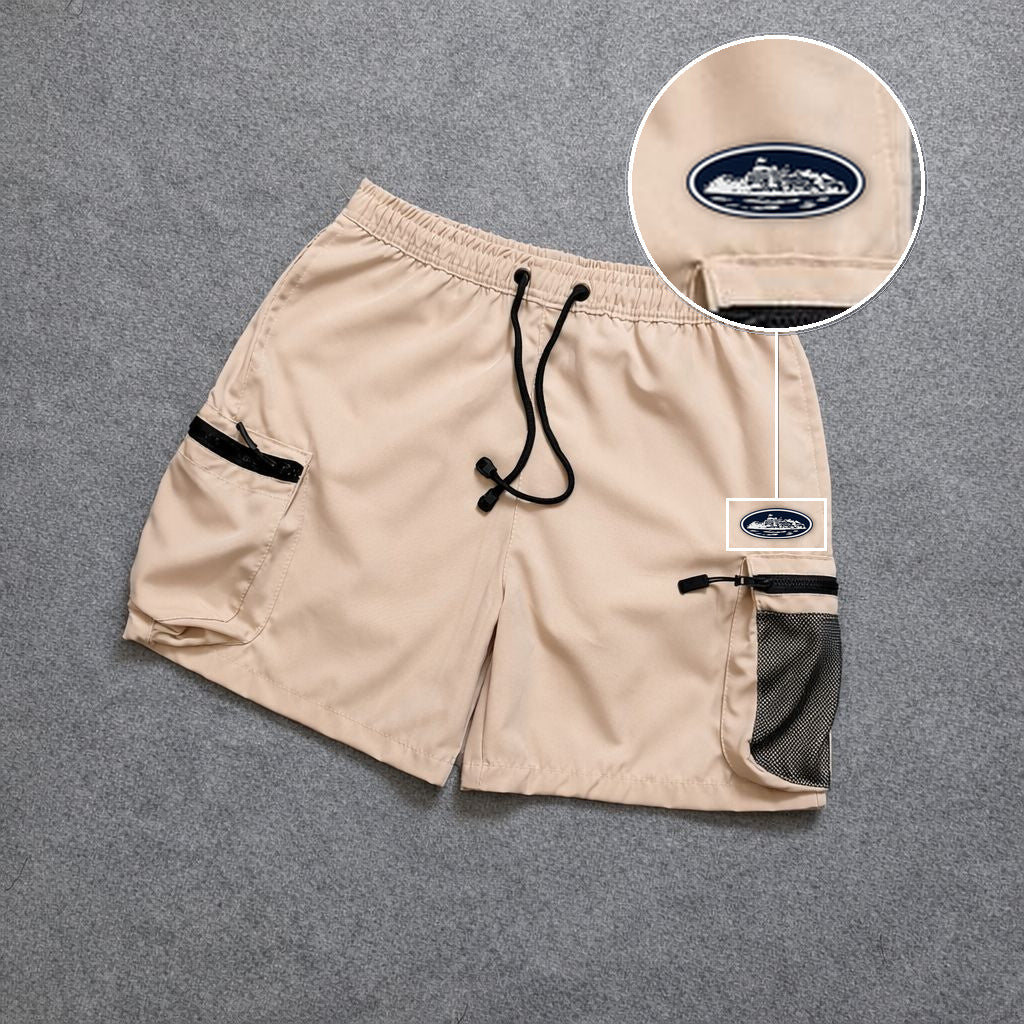 Short Premium Rede Off com patch Cortez Prisao