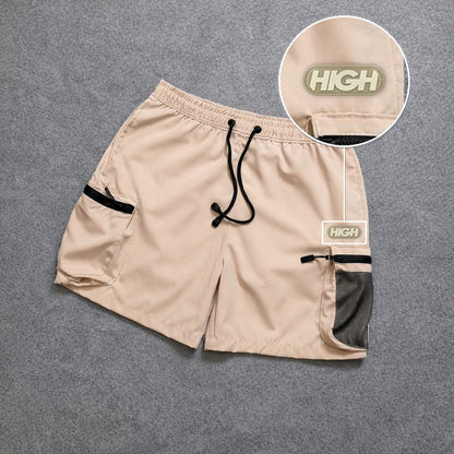 Short Premium Rede Off com patch High Resina Oval Bege