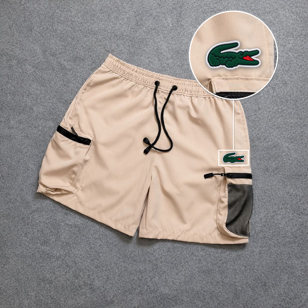 Short Premium Rede Off com patch Lacoste Sp