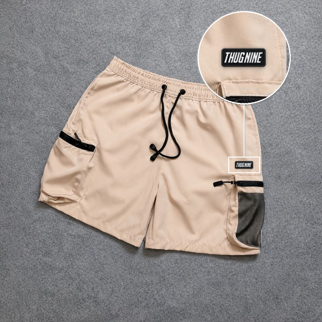 Short Premium Rede Off com patch Thug Nine Retangular